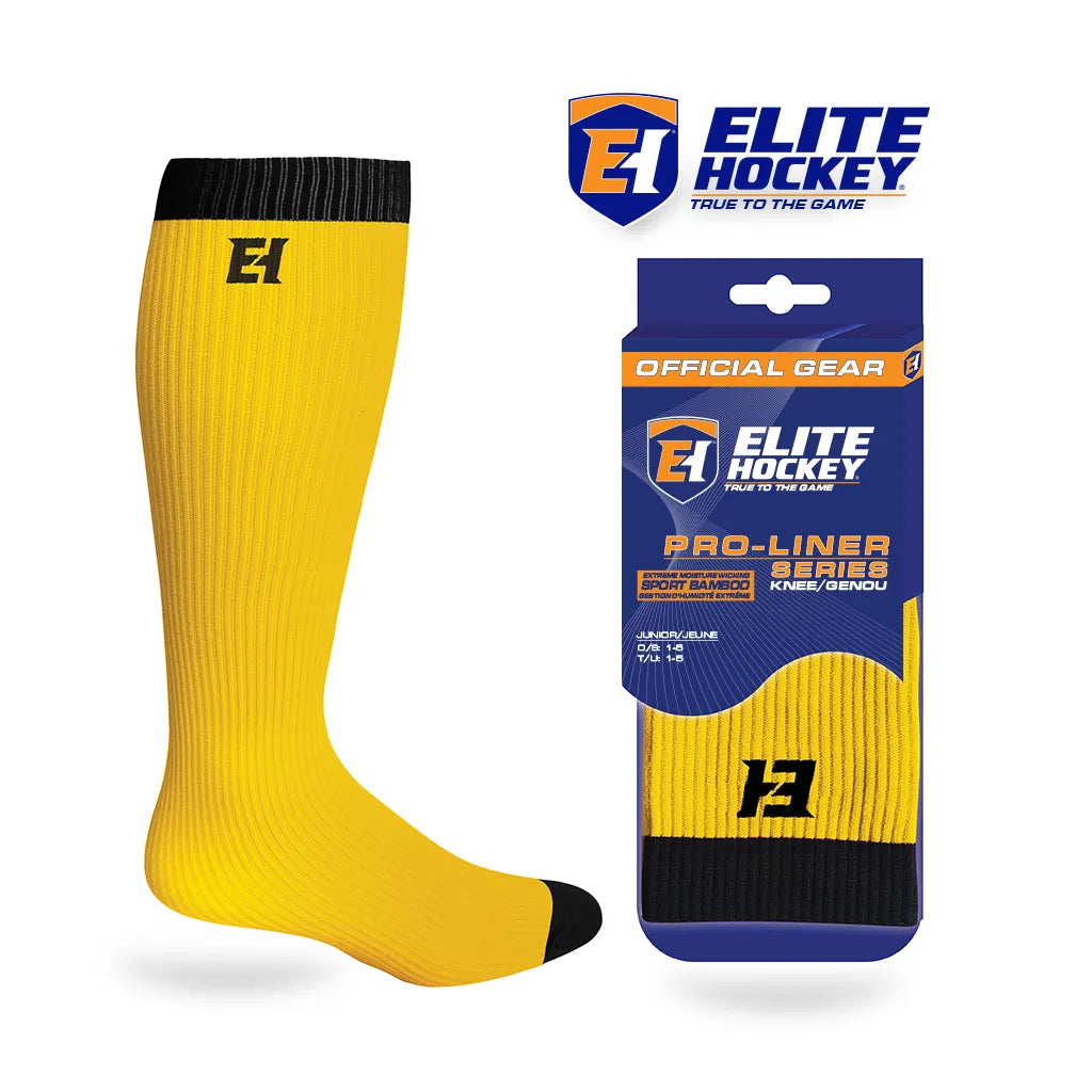 Elite Hockey Pro-Liner gule sokker junior