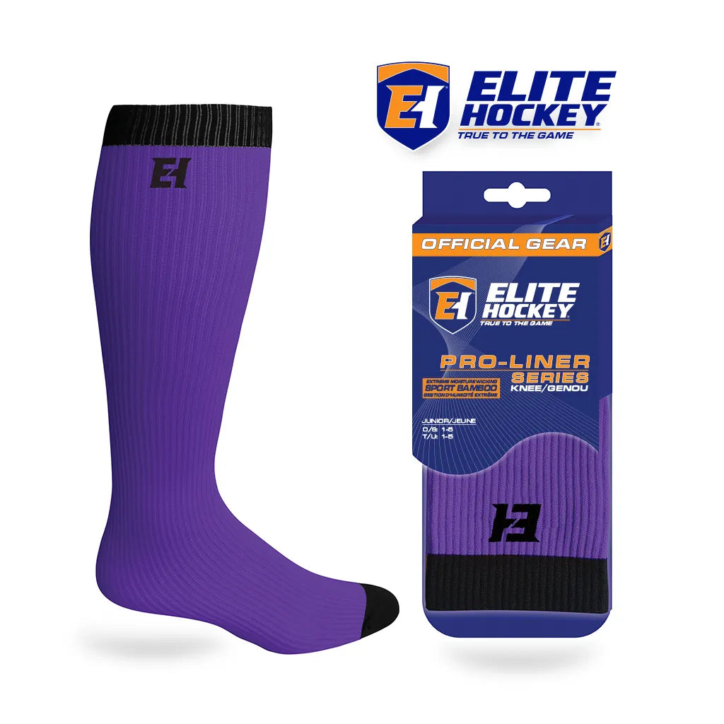 Elite Hockey Pro-Liner lilla sokker junior