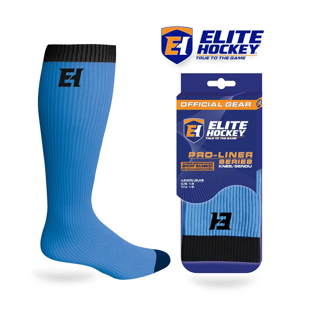 Elite Hockey Pro-Liner lys blå sokker junior