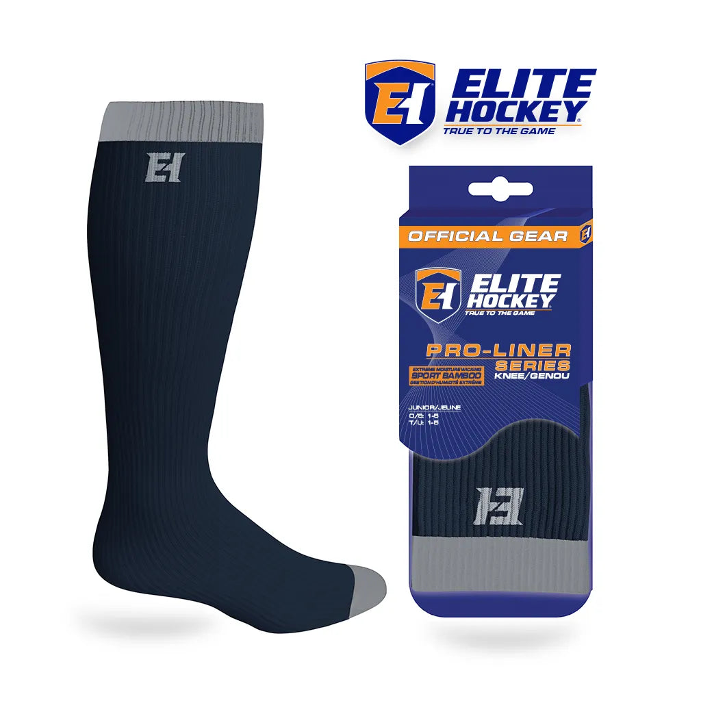 Elite Hockey Pro-Liner marineblå sokker junior