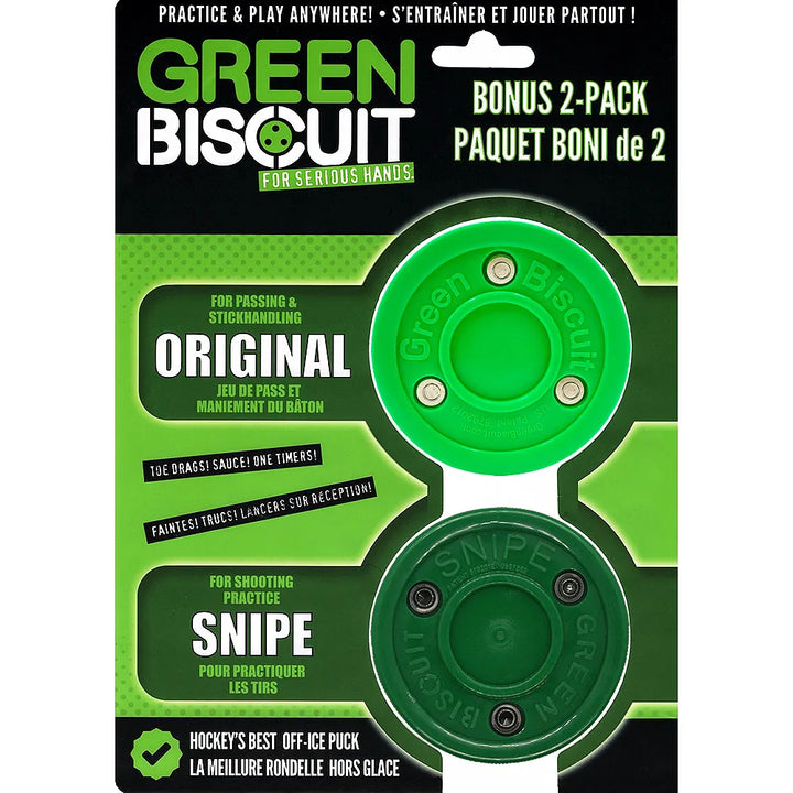 Green Biscuit Original & Snipe Teknikkpuck 2-Pack Combo