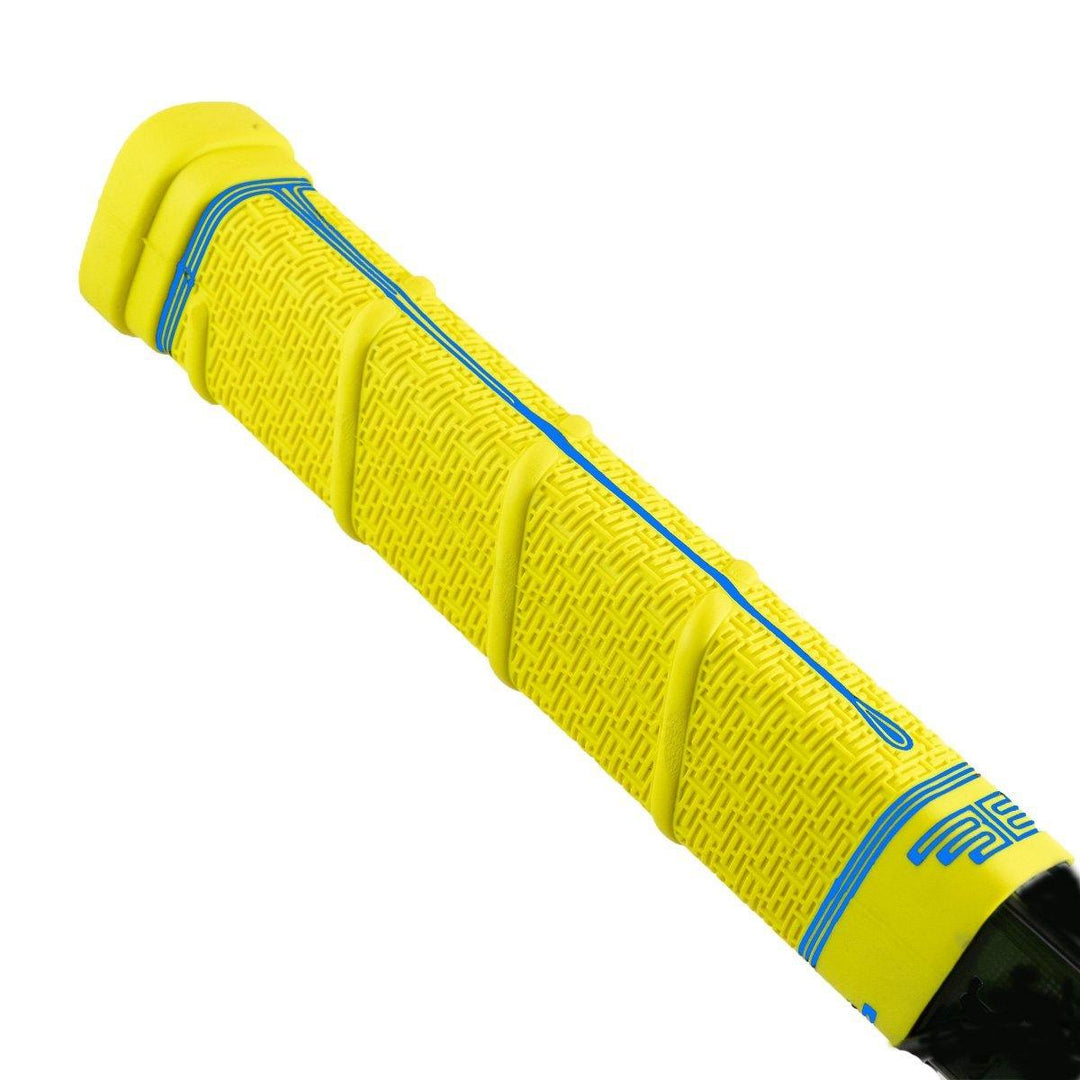 Buttendz FUTURE Grip for hockeykølle gul med blå detaljer