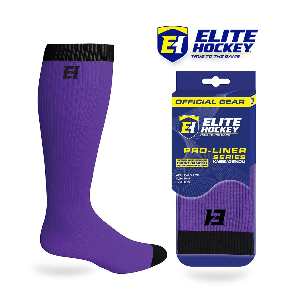 Elite Hockey Pro-Liner lilla sokker senior