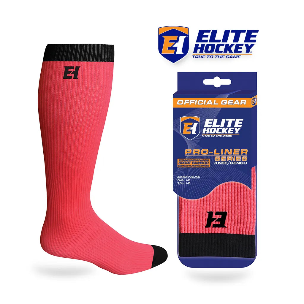 Elite Hockey Pro-Liner rosa sokker junior