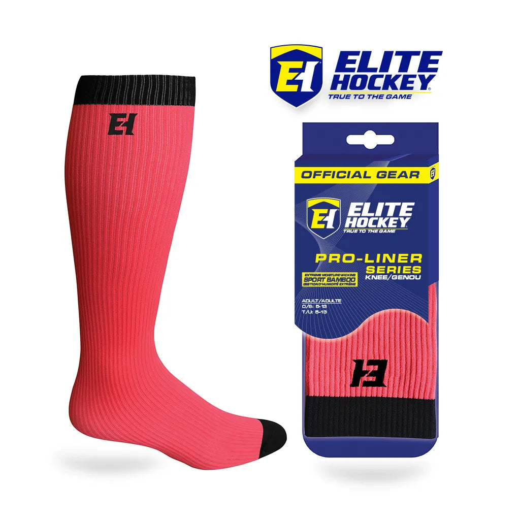 Elite Hockey Pro-Liner rosa sokker senior