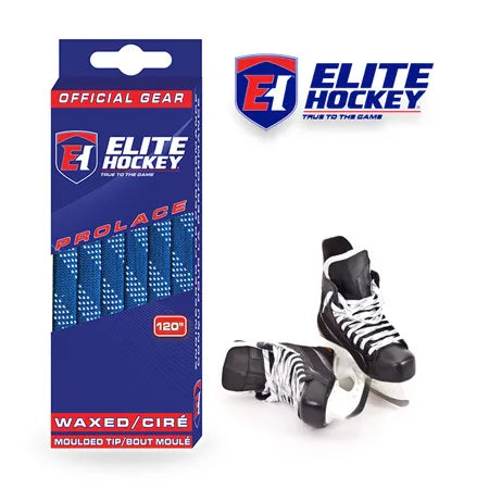 Elite Hockey gewachste Hockey-Schnürsenkel in Königsblau