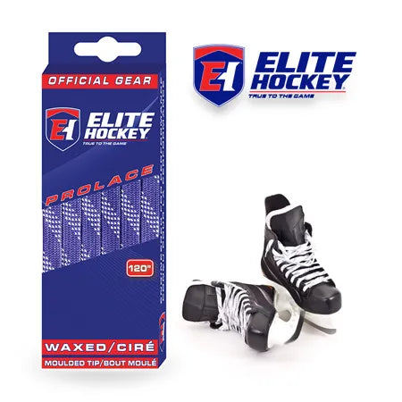 Elite Hockey gewachste Hockey-Schnürsenkel lila