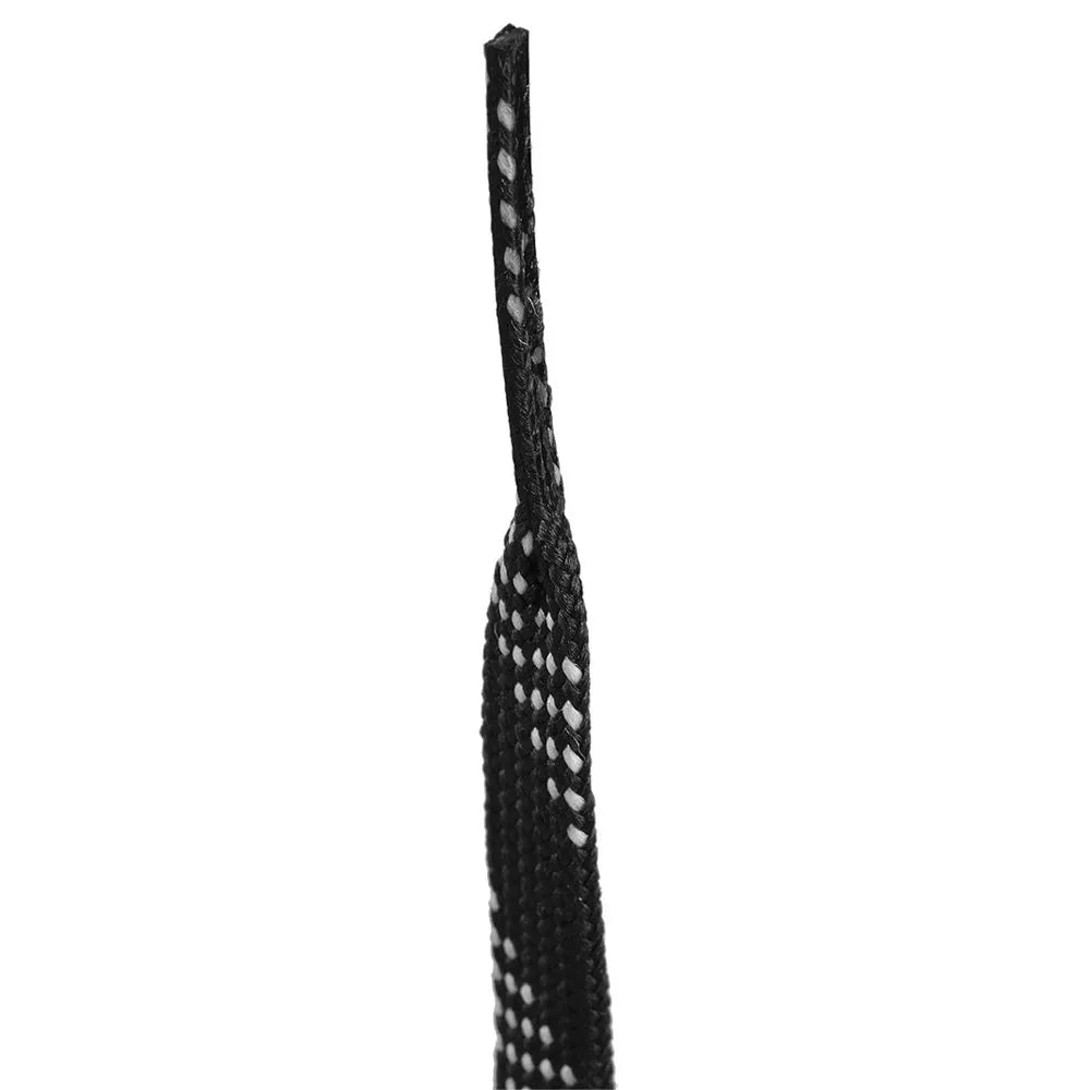 Elite Hockey gewachste Hockey-Schnürsenkel schwarz