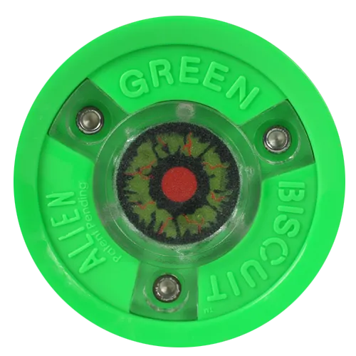 Green Biscuit Alien Teknikkpuck