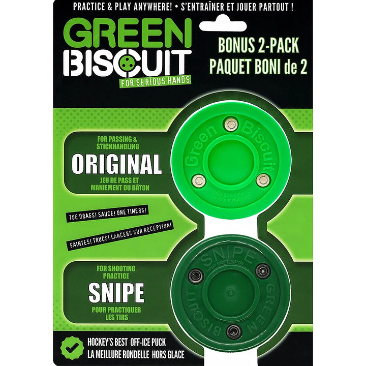 Green Biscuit Original &amp; Snipe Teknikpuck 2er-Pack Kombi