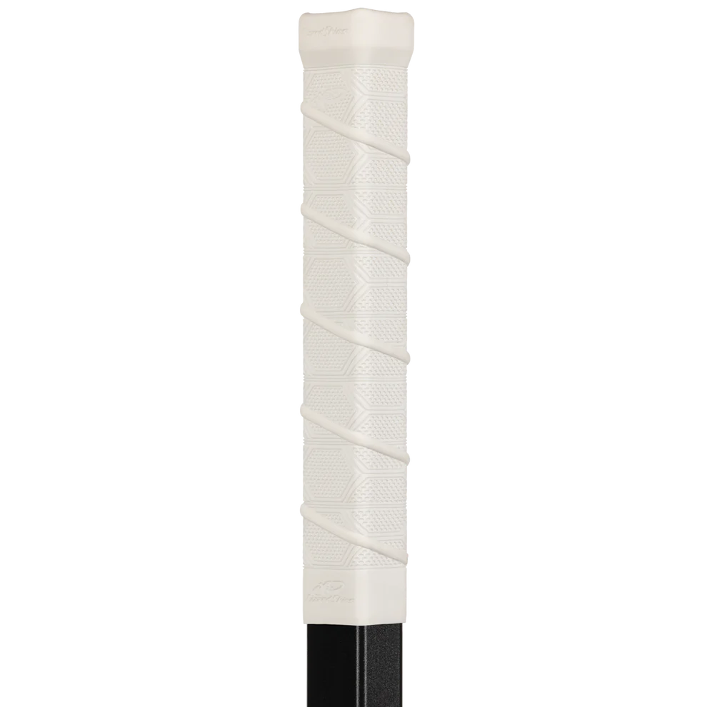 Lizard Skins Rubber Hockey Grip - Snipe Ribbed Classic Knob - Platinum gray