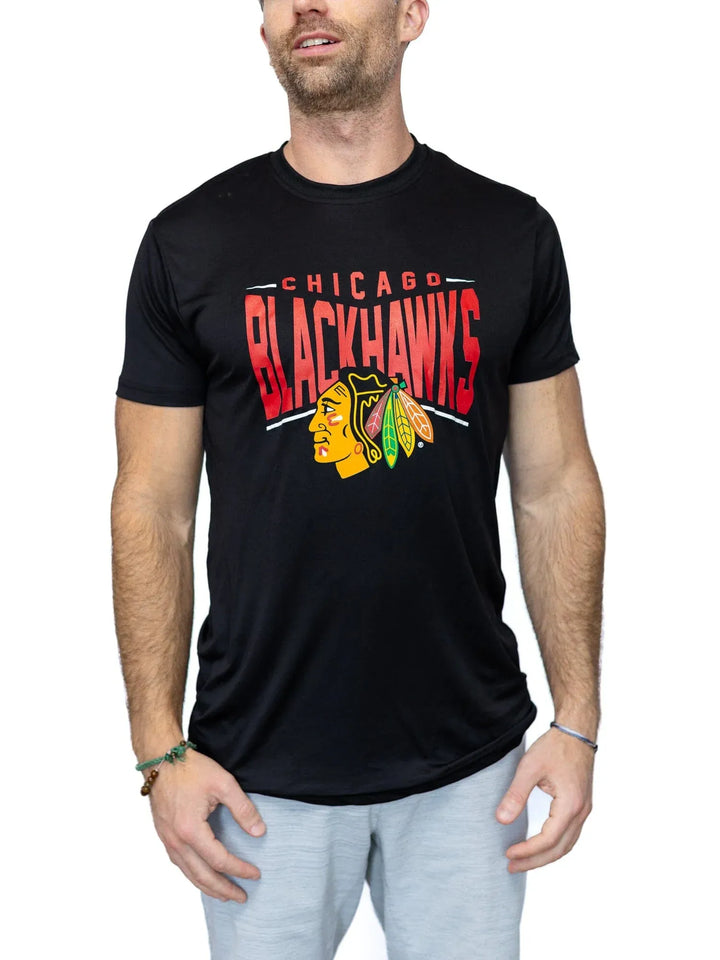 NHL Chicago Blackhawks "Full Fandom" Fukttransporterende T-skjorte