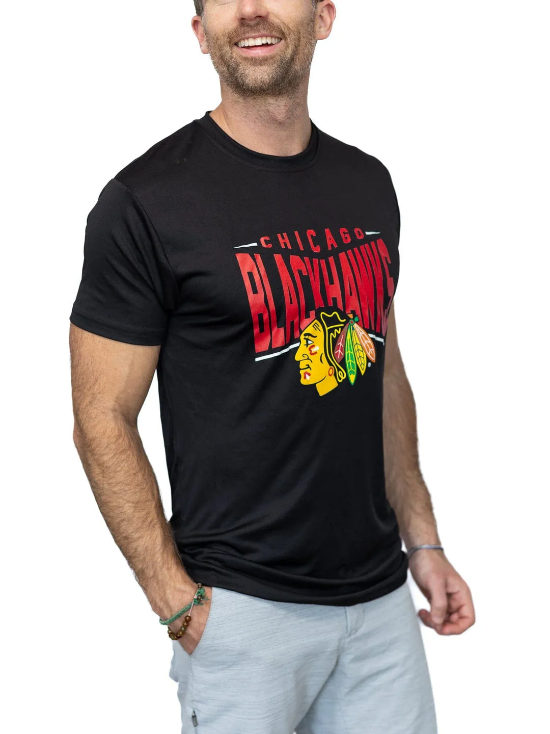 NHL Chicago Blackhawks "Full Fandom" Fukttransporterende T-skjorte