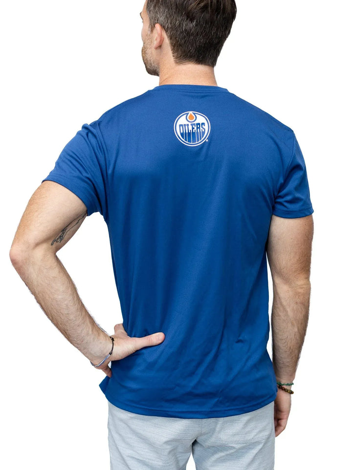 NHL Edmonton Oilers "Full Fandom" Fukttransporterende T-skjorte