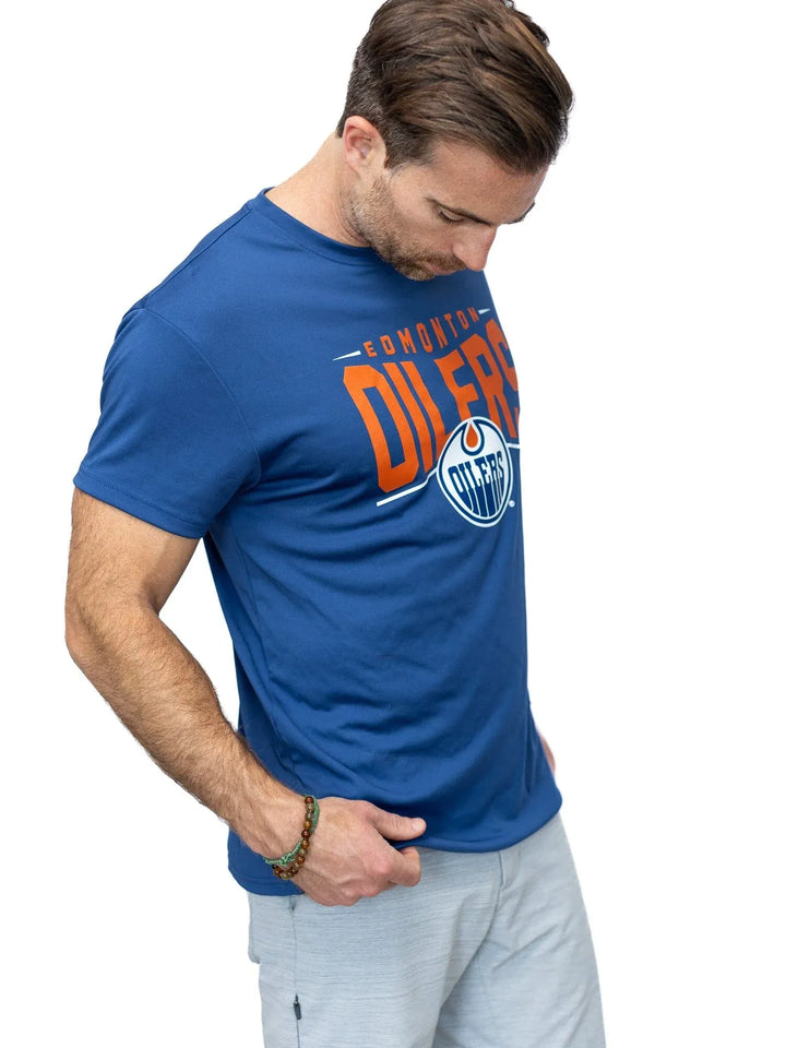 NHL Edmonton Oilers "Full Fandom" Fukttransporterende T-skjorte