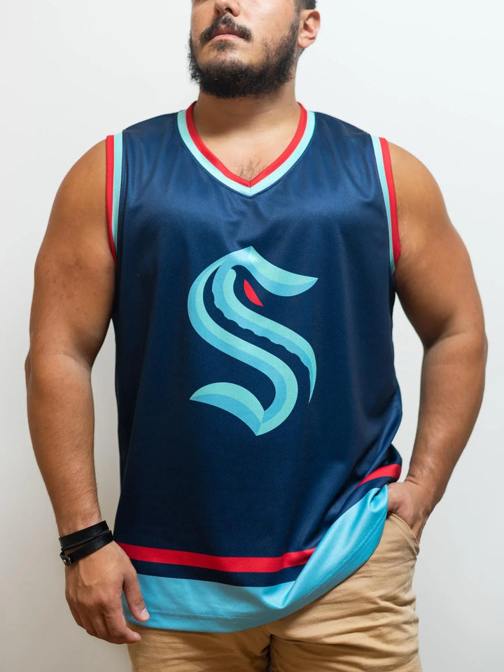 NHL Seattle Kraken Hockey Singlet for menn