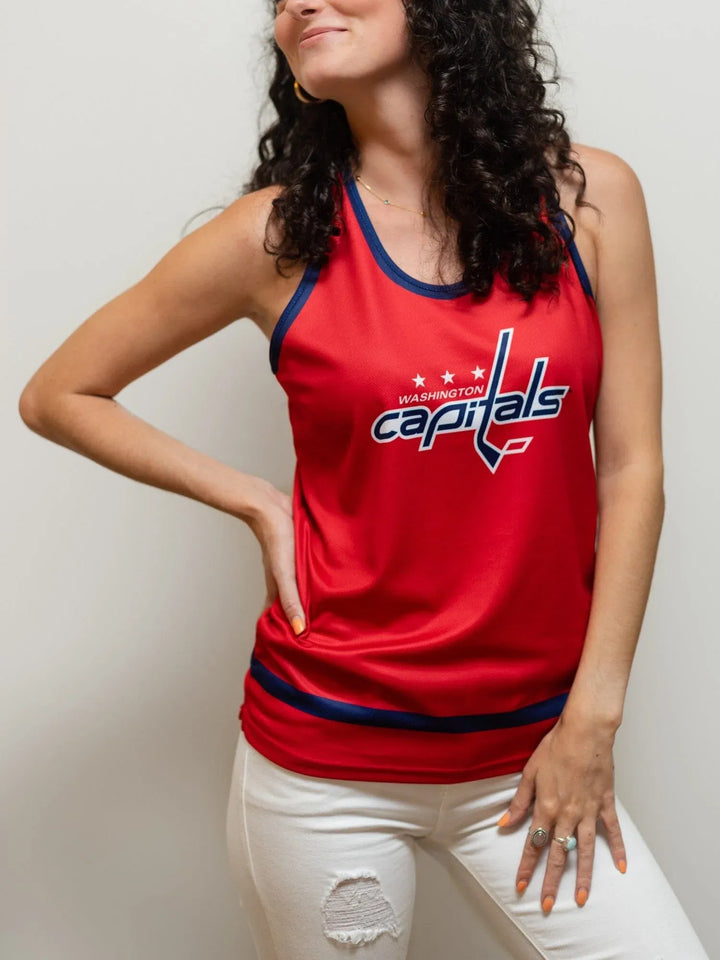 NHL Washington Capitals Women's Racerback Hockey Singlet