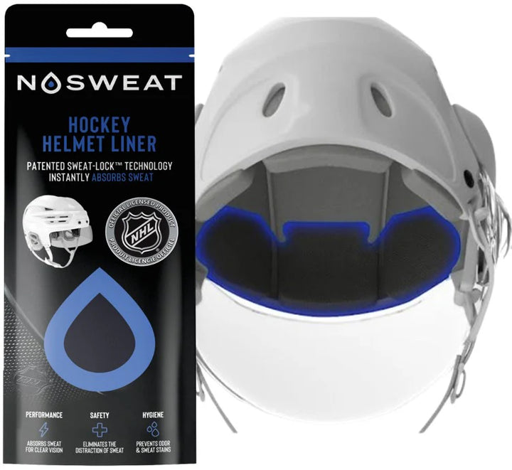 NoSweat helmet liner for hockey