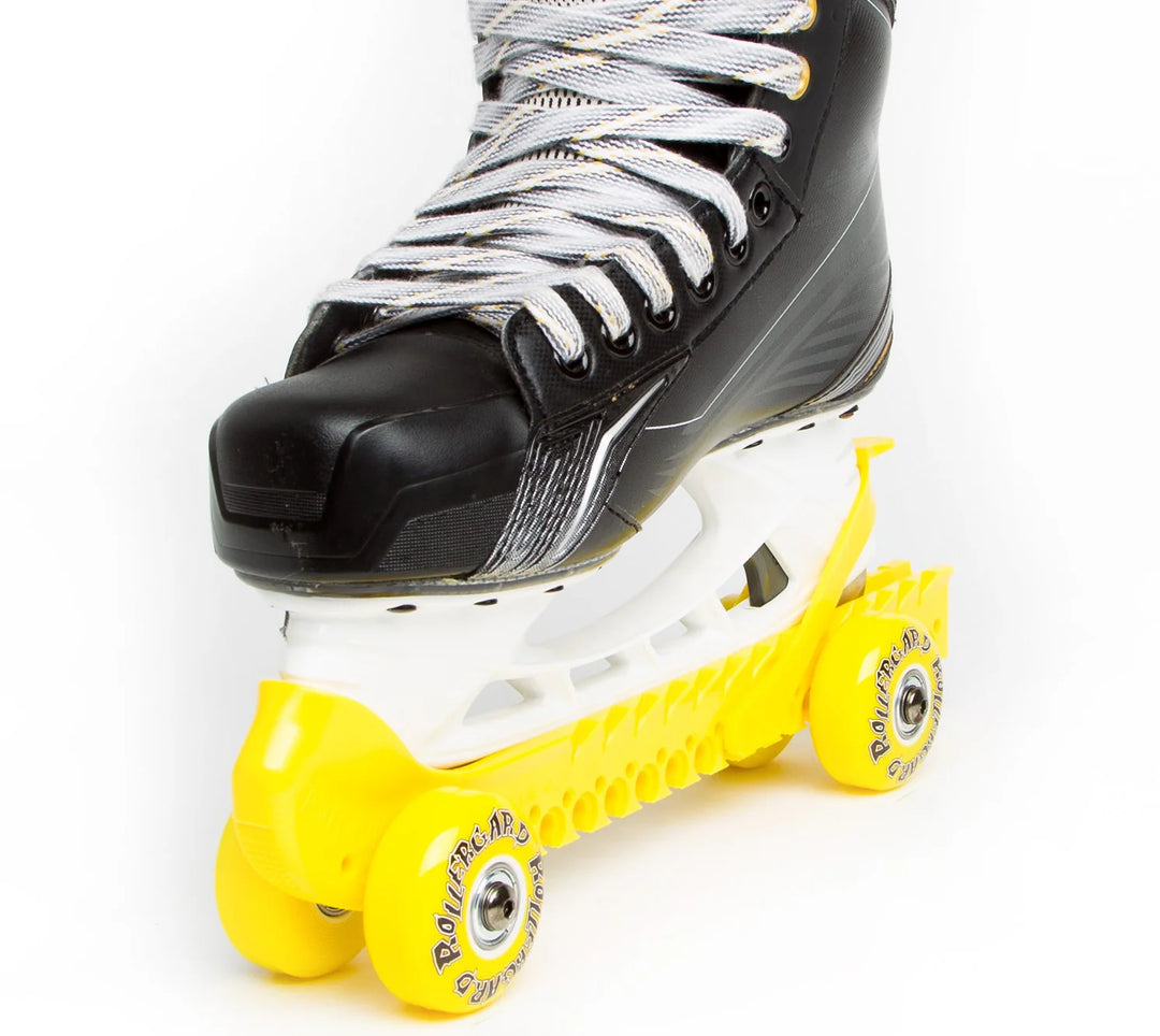 RollerGard Neon Gul skøytekalosjer med hjul