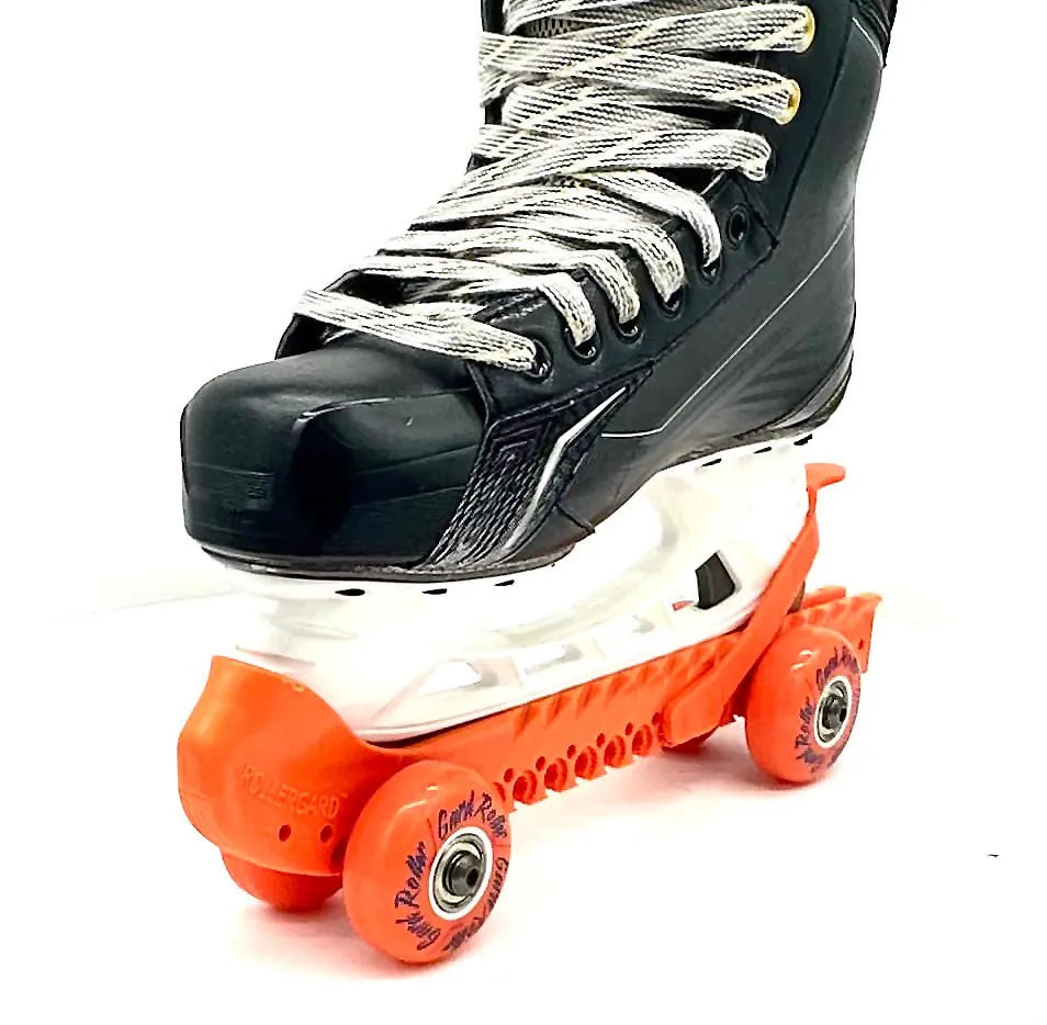 RollerGard Neon Oransje skøytekalosjer med hjul