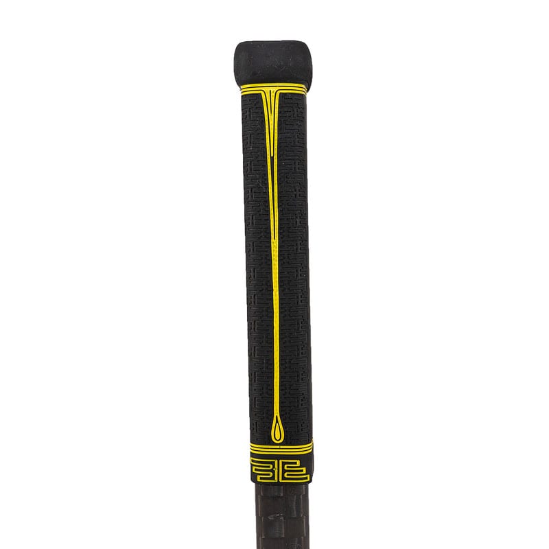 Buttendz FUSION Z Grip for hockeykølle svart med gule detaljer