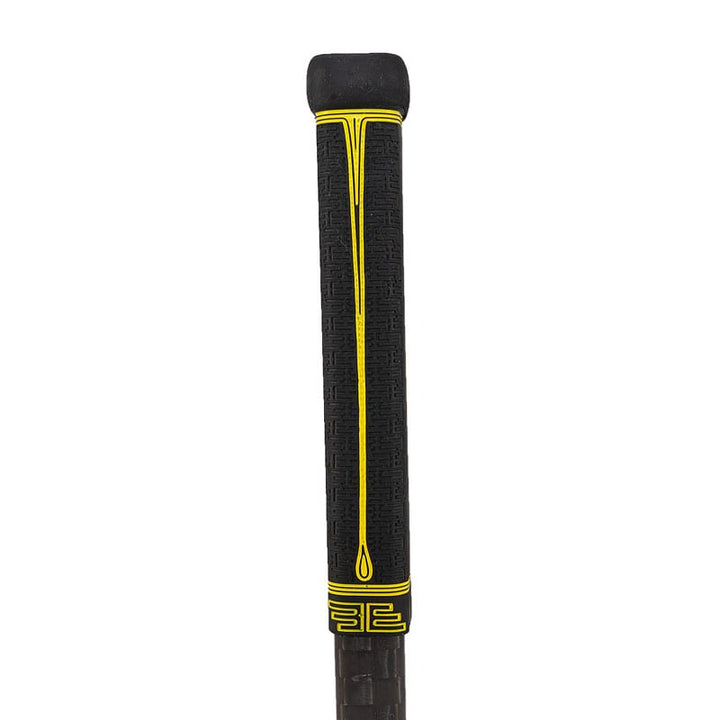 Buttendz FUSION Z Grip for hockeykølle svart med gule detaljer