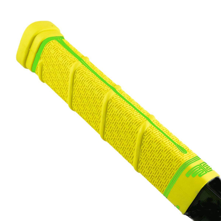 Buttendz FUTURE Grip for hockeykølle gul med grønne detaljer